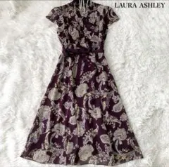 LAURA ASHLEY ペイズリー柄ワンピース