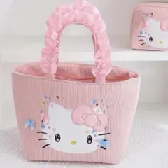 新品未使用♡キティちゃん♡ファスナー付きハンドバッグ
