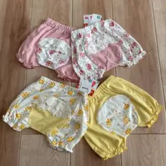 値下げ タグ付き未着用品 西松屋 ベビー ズボン スパッツ 2枚組2点セット