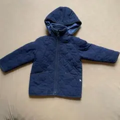 アーノルドパーマー　95 フード付きキルティングコート　アウター　紺色