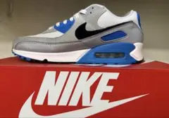 着用少美品 ナイキ エア マックス90 NIKE ブルー AIR MAX 90