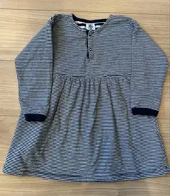 PETIT BATEAU プチバトー　ストライプ ワンピース 36m/95cm