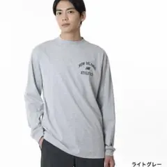 ニューバランス　モックネック ロングスリーブTシャツ　M