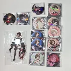 初音ミク MEIKO アクリルスタンド 缶バッジ セット