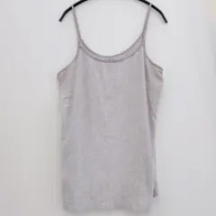 TIME AND TRUE 【XL】グレー キャミソール 無地 シンプル