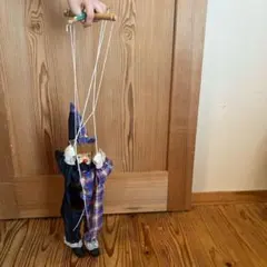 昭和レトロ ピエロ マリオネット 操り人形 約47cm ヴィンテージ - メルカリ