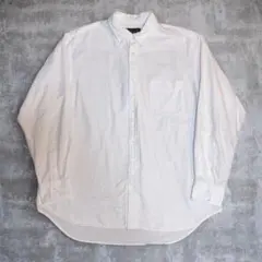【古着】フリークスストア　オックスフォード　ボタンダウンシャツ　長袖シャツ　白