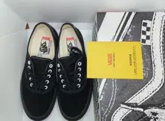 N*読様 新品VANSオーセンティックスケートボーディングPROBLACK黒28