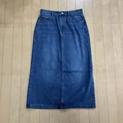 honeys デニムロングスカート Mサイズ スリットあり