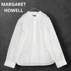 美品 マーガレットハウエル MHL. 丸襟 コットン 長袖ブラウス シャツ L 2026年最新】MARGARET HOWELL レディース 長袖 シャツ・ブラウスの人気