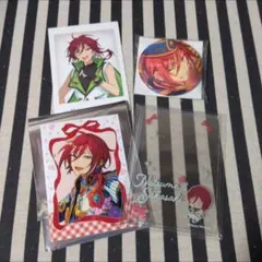 あんスタ 10周年 夏目 特典 ぱしゃっつ ミニブロマイド 硬質ケース 缶バッジ