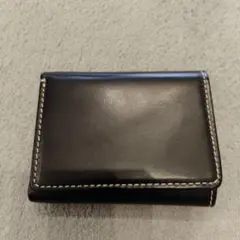 r*d様 ブライドルレザー三つ折り財布 黒
