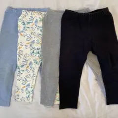 キッズレギンス4点セット 90cm コットン混紡　ユニクロ　Breeze