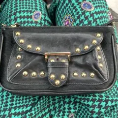 レオパード柄切替 スタッズ装飾 ショルダーバッグ ROSE BUD | Mercari