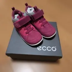 ECCO スニーカー EU 25 レッドプラム