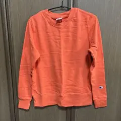 Champion オレンジ スウェット Medium