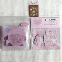 mezzo piano × サンリオ ケース付きミラー&コーム ステッカーセット