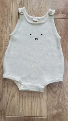 プティマイン ミッフィー ニットロンパース 70㎝