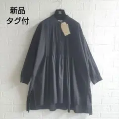 新品✨SOIL ソイル ピンタック　ブラウス チュニック バンドカラーのサムネイル