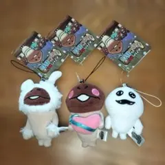 さ*み様 なめこ ぱらだいす ぬいぐるみストラップ 3体セット