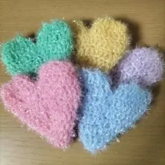 ハートの韓国たわし　5枚セット♪のサムネイル