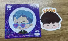 スシローコラボ BTS インザソム suga RMステッカー
