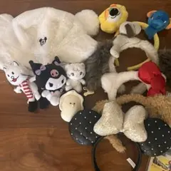 【まとめ売り】ディズニーカチューシャ ぬいぐるみ付き