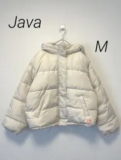 Java 中綿フードショートジャケット　アイボリー　Mのサムネイル