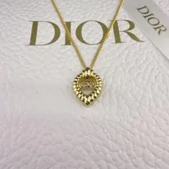 極美品】ディオール CDロゴ ハート ネックレス ヴィンテージ 刻印有