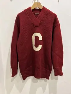 カーディガン バーガンディ