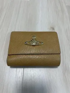 【超美品✨/即購入⭕️】Vivienne Westwood三つ折り財布/キャメル