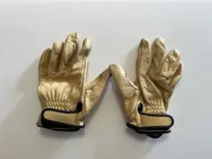 カ*ミ様 レザー製ベージュグローブ　バイクグローブ　Mサイズ　革手袋