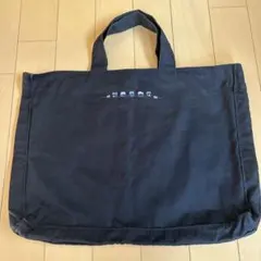 新品familiar 紺色トートバッグ