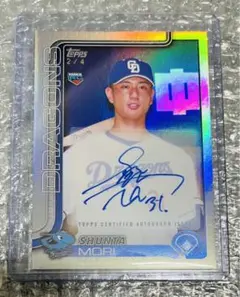 【5/28まで出品】中日 森駿太 2025 TOPPS NPB 直筆サインカード