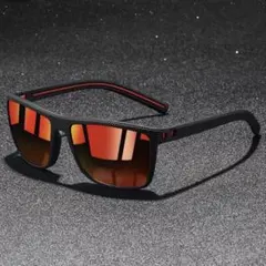 偏光サングラス　釣り　ゴルフ　海　ランニング　UV400 調光　ウェリントン型