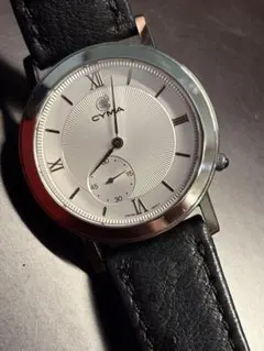 スモールセコンド　CYMA メンズQZ 電池交換済のサムネイル
