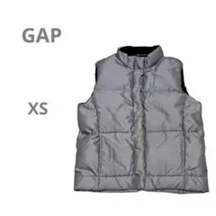 【ギャップ GAP】ダウンベスト 裏起毛ベスト レディース XS グレー 定番
