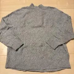 UNIQLO トップス　ニット　グレー　L