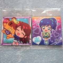 にふぉるめーしょん アイカツ シールウエハース 紫吹蘭 霧矢あおい