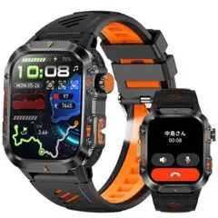 スマートウォッチChatGPT搭載·GPS運動軌跡記録】2.01インチ大画面