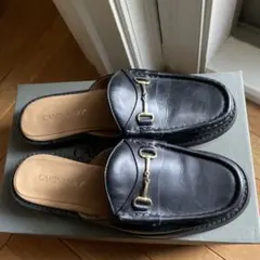 カミナンドCaminando ビットモカシンミュールローファー ブラック23