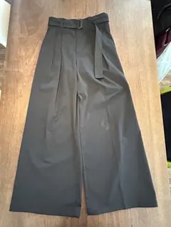 GU ブラック ワイドパンツ Sサイズ