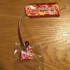 신품☆현지 키티 뿌리 붙이 스트랩 막 내 도시락 버전