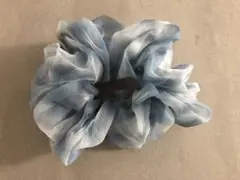 シフォン素材 グラデーションBIGシュシュ