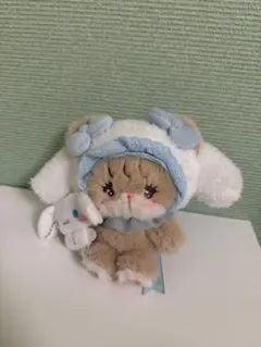 mikko illustrations×シナモロール マスコットホルダー