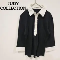 JUDY COLLECTION シャツ フリル フォーマル 七分袖のサムネイル