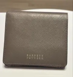 BARNEY'S NEW YORK 二つ折り財布 グレーのサムネイル