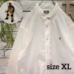 美品✨THE NORTH FACE ロングスリーブヒムリッジシャツ XL 白