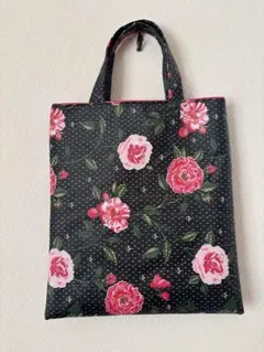 【専用】キャスキッドソン　ラミネート　ぺたんこトートバッグ　ハンドメイド