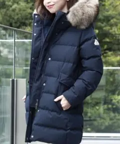 PYRENEX GRENOBLE FUR ダウンジャケット黒38 - メルカリ